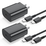 Wall Charger - 25W Super Fast Type-C USB PD QC3.0 for Samsung Galaxy Note S21