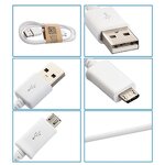 Micro USB Cable - Android 2.1A Fast Charging Data Cord Power Adapter