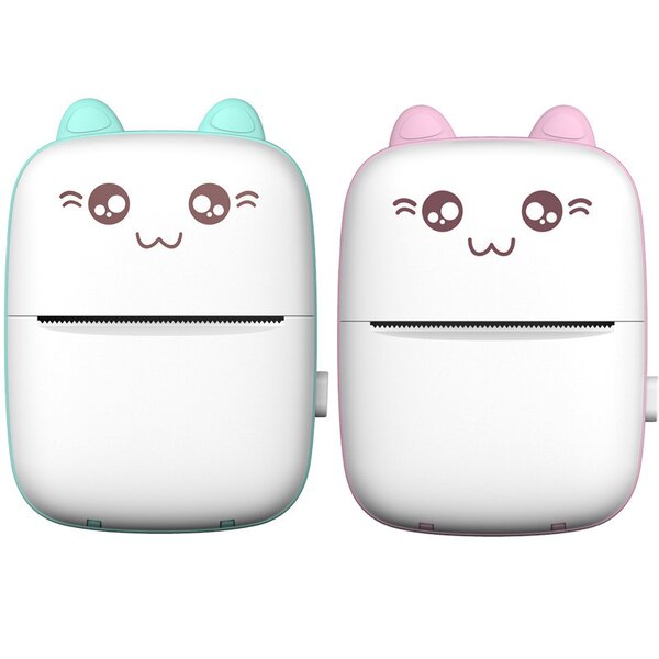 Portable Thermal Printer - Wireless BT Mini for Labels Photos Learning Materials Gifts