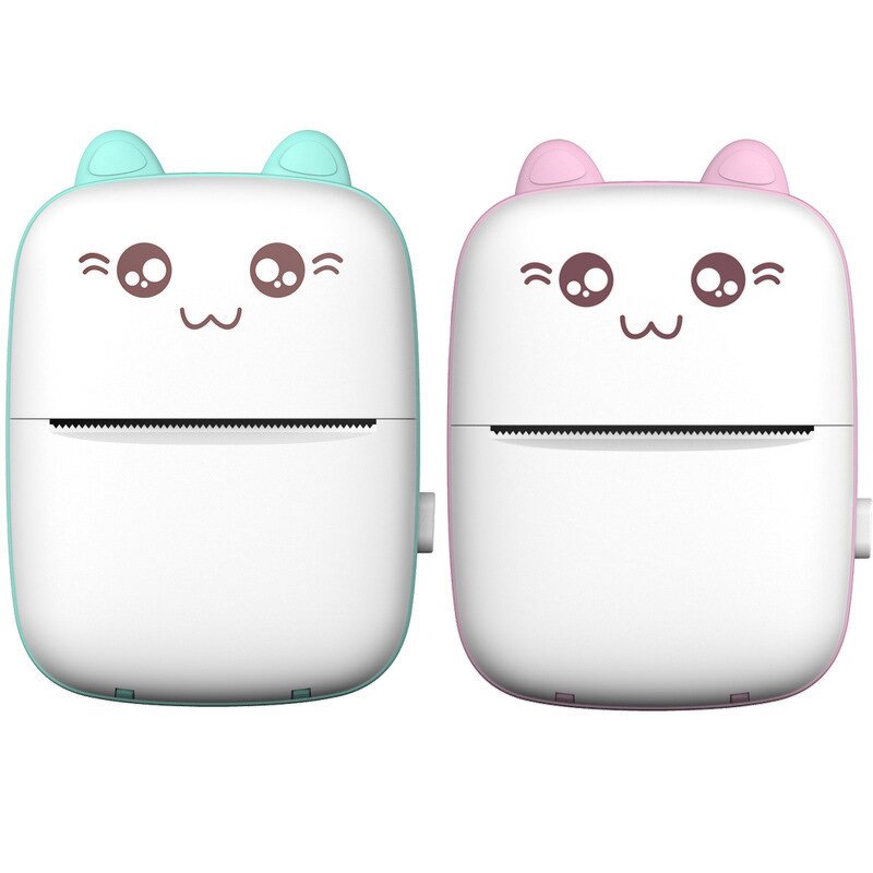 Portable Thermal Printer - Wireless BT Mini for Labels Photos Learning Materials Gifts