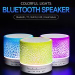 Portable Speaker - A10 Mini Music Wireless Loud RGB LED Waterproof TF USB FM
