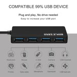 USB Hub Adapter - 4-in-1 USB3.0 New 3.0 HUB Extender 4-Port Expansion