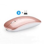 Wireless Gaming Mouse - Custom 2.4GHz RGB LED Backlit Silent 3D Mini for Laptop iPad