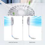 USB Cooler Fan - Mini Portable Handheld Silent Hanging Miniature Plastic