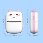 Portable Thermal Printer - Wireless BT Mini for Labels Photos Learning Materials Gifts