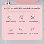 Wireless Mouse Manufacturer - BT RGB Rechargeable LED Backlit Ergonomic for Laptop PC