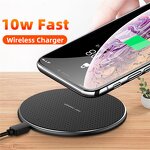 Wireless Charging Pad - Custom Logo 15W Fast Stand OTP for Mobile Phones 10W
