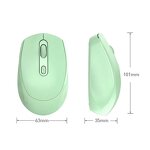 Wireless Optical Mouse - Rechargeable 2.4G BT 3D Style USB LED Backlit for Laptop