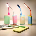 USB Night Light - Portable Rechargeable LED Book Reading Device for Laptop