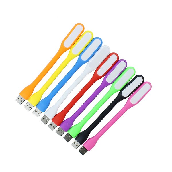 USB Night Light - Portable Rechargeable LED Book Reading Device for Laptop