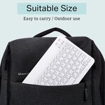 Wireless Keyboard Mouse Combo - 78 Keys Mini LED Backlit Rechargeable for Mac