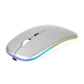 Wireless Mouse - Custom Maus Recargable Backlit Optical Dual Office Computer