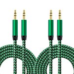 Audio Cable - 3.5mm-3.5mm Weave Jack Adapter Aux for Speaker Car