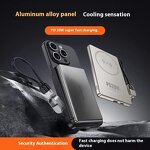 Power Bank - Fireproof OVP Compact Ultra-Thin 10000 Mah PD20W Wireless Magnetic