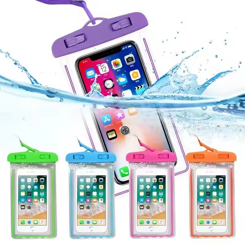 Waterproof Mobile Phone Case - Universal Clear PVC Sealed Underwater Swimming Pouch