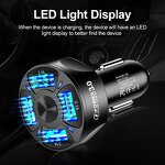 USB Car Charger - 4-in-1 3A Fast Charging 4 Ports 5V/1A Output OT Protection