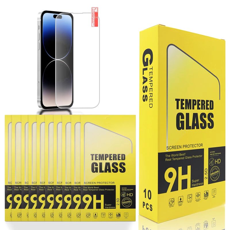 Tempered Glass - for iphone 17 16 15 14 13 12 11Pro Max Screen Protector