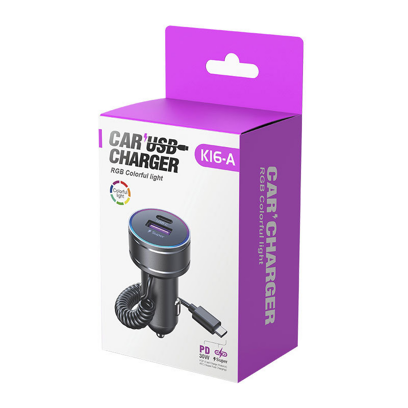 Car Charger - Super Fast 30W Universal QC3.0 Type-C OTP Metal for Cars