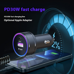 Car Charger - Super Fast 30W Universal QC3.0 Type-C OTP Metal for Cars