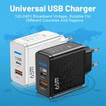 Wall Charger - New Us Eu 35w 65w Pd Super Fast Type C for Iphone