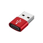USB OTG Adapter - Type A Male to Type C Female USB 2.0 for Mobile Phones