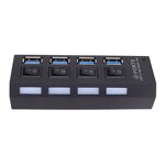 USB Hub - 4-Port High-Speed USB 3.0 for PC Laptop Multiport Splitter