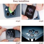 Camera Lens Protector - for iPhone 16 11 Mini Pro Max Precise Positioning Glass