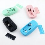 Wireless Mouse - Rechargeable RGB 2.4g Silent Gaming for Computer