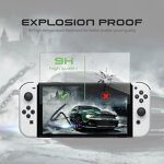 Screen Protector - 9H Anti-Shock 3D for Nintendo Switch OLED/Lite Tempered Glass