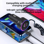 Car Charger - Super Fast 30W Universal QC3.0 Type-C OTP Metal for Cars