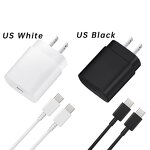 Wall Charger - 25W Super Fast Type-C USB PD QC3.0 for Samsung Galaxy Note S21