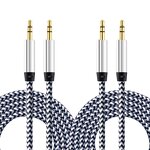 Audio Cable - 3.5mm-3.5mm Weave Jack Adapter Aux for Speaker Car