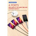 Type C Cable - 4-in-1 Nylon Jacket Android Charger with Earphone Compatible