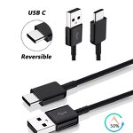 USB-C Cable - Fast Charging Data Cord High Speed for Samsung S10 S8 S9