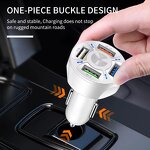 Car Charger - Smiley Face Style 4Ports USB Fast Charging Customized OEM