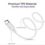 Type C Cable - 5A for Huawei Super Fast Charging Data Cord Charger