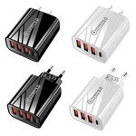 Mobile Phone Charger - 4-Port Dual C+USB Type-C 5W/10W Output for Earphones PD