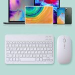 Wireless Keyboard Mouse Combo - Colored for Tablets Laptops Mobile Phones