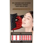 Red Light Therapy Face Mask - 2025 Home Use LED 7-Color Red Green Blue