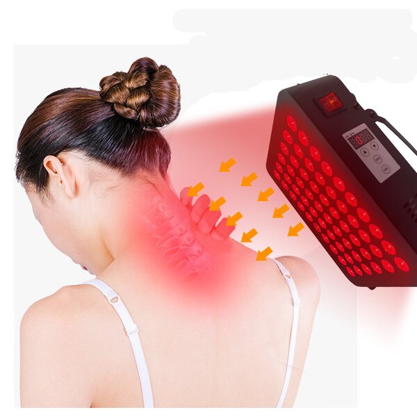 Red Light Therapy Panel - Portable with Stand 660nm 850nm Dual Chips
