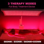 Light Therapy Device - Full Body 660nm 850nm Pulse Near Infrared for Salon