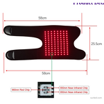 Red Light Therapy Pad - 2025 3-in-1 Knee Therapy with Built-in Battery