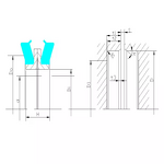 Mechanical Seal - OEM DF DFA0420 Floating for Construction Machinery