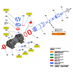 Rock Drilling Parts - Upper Cylinder Block 86715489 for Montabert HC25 HC28