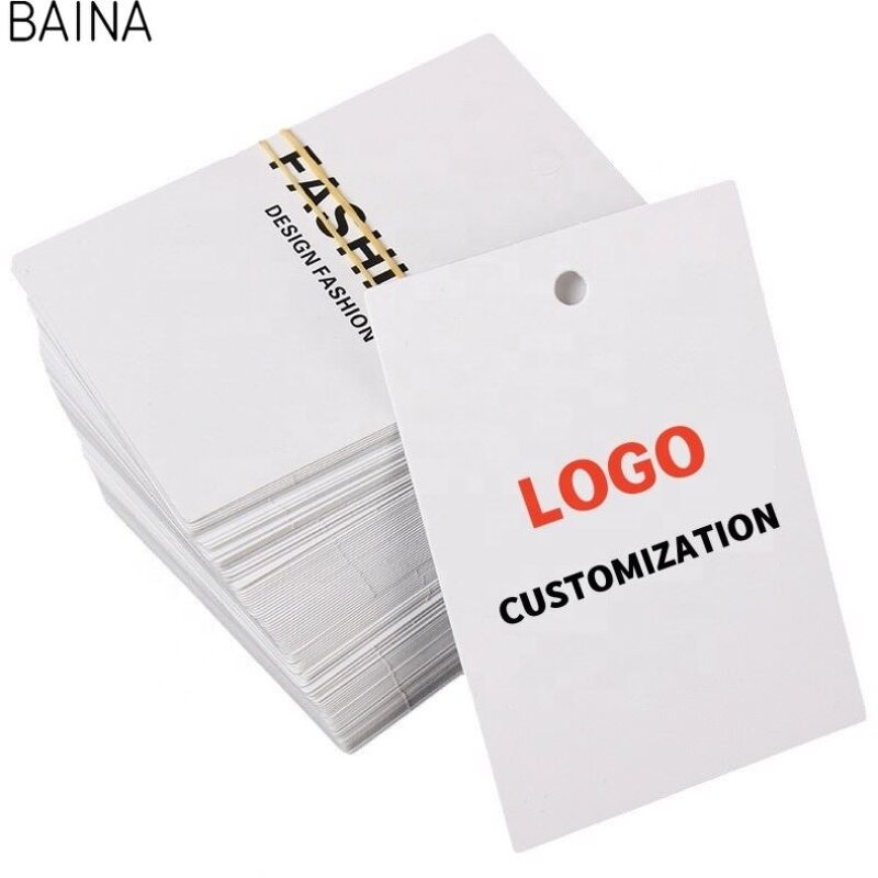 Clothing Labels - 2026 Personal Paper Labels Custom Printing Logo Garment Tags