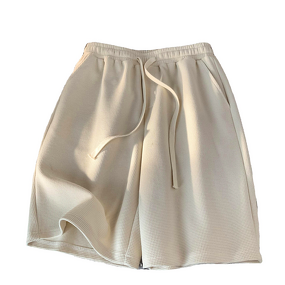 Men's Shorts - Summer Waffle Five-Point Loose Casual Sports Style