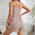 Women's Pajamas - Casual Shorts Camisole Homewear European American Style Summer Breathable
