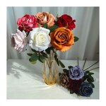 Artificial Flowers - Wedding Single Lint Fangfang Rose Flower Decorative