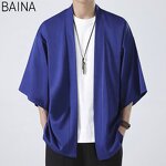 Men's Cardigan - 2026 Summer Casual Japanese Kimono Streetwear Shirt
