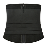 Women's Body Shaper - Sports Shaping Zipper Waist Clip Removable Straps Firm Control Tight Waistband Protector